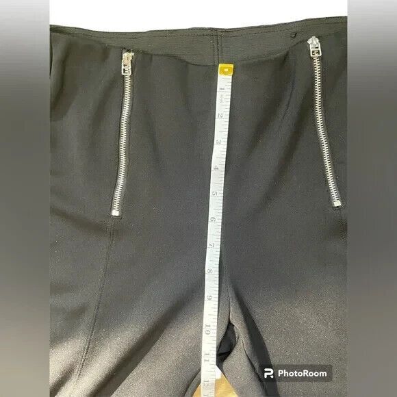 Ana Black Slacks with Elastic Waistband Size Large - Picture 3 of 6
